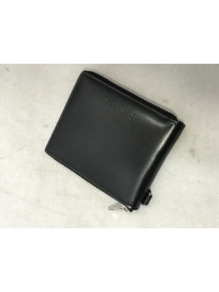 コンパクトウォレット ESSENTIAL SMALL WALLET WITH STRAP/黒