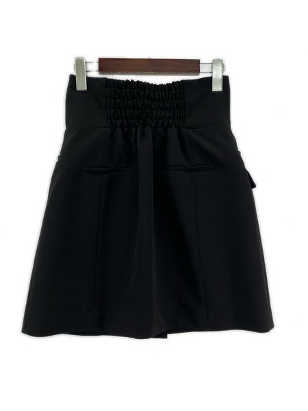 AMERI ヒザ丈スカート 3WAY LIKE JACKET SET SKIRT 黒[値下]