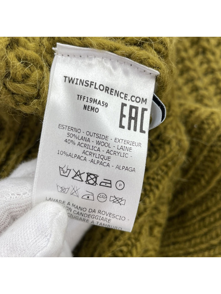 TWINS FLORENCE ニットワンピース/グリーン