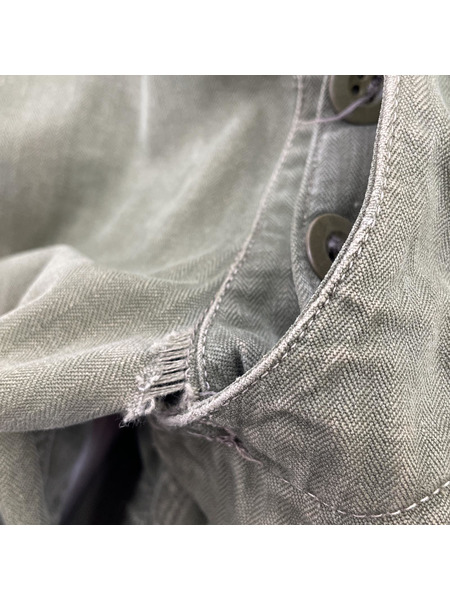 FRENCH ARMY フランス軍 M-47 前期 コットンツイル カーゴパンツ (31) オリーブ