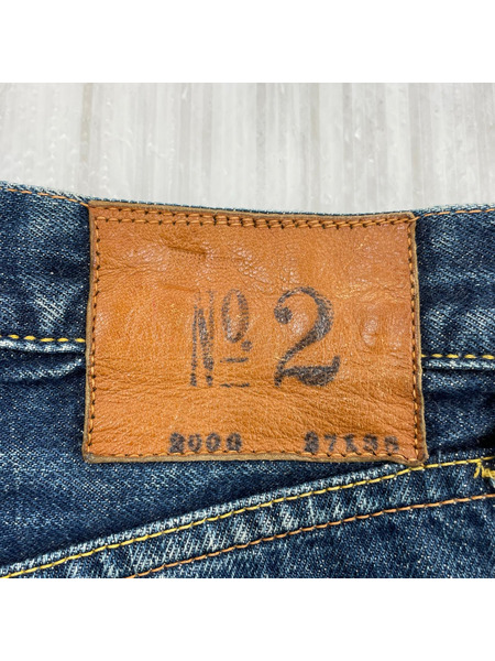 EVISU デニム・ジーンズ NO.2 ストレートデニム (27×35) 紺