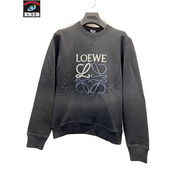 LOEWE ANAGRAM SWEAT SHIRT アナグラム刺繍スウェット XS ブラック