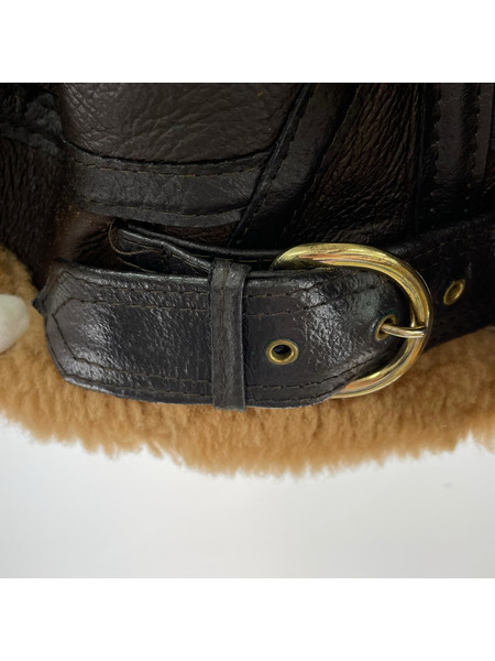 フライトジャケット U.S.SHEEP SKIN B-3 ブラウン M