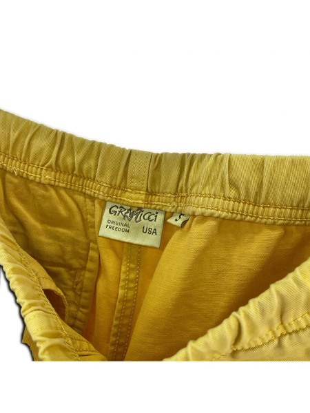 Gramicci パンツ USA製 黄（S）
