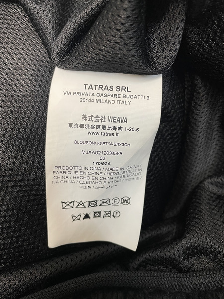 TATRAS 25AW MENFI ボアフーデットジャケット 2 黒  