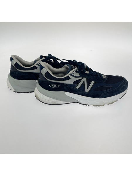 NEW BALANCE スニーカー M990NV6/USA製/26.5cm/紺