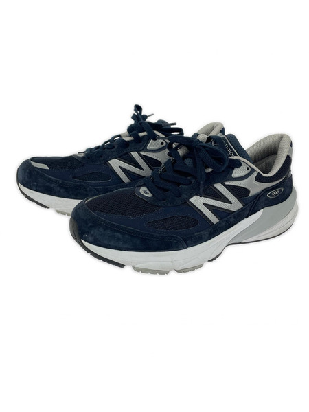 NEW BALANCE スニーカー M990NV6/USA製/26.5cm/紺