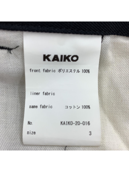 KAIKO/フレアトラウザー/3/ブラック