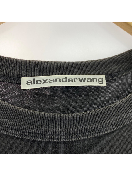 Alexander Wang 長袖Tシャツ・カットソー ロゴ