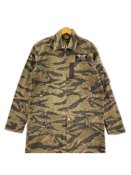 VANSON オーバーオール・ツナギ カモ柄 ツナギ