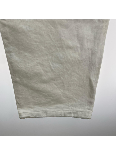 パンツ CROSS COLOURS ポケット刺繍/バギーパンツ/白/36