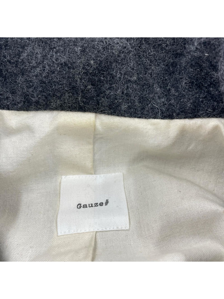 ジャケット Gauze# ウール コート グレー