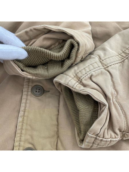 00s Abercrombie&Fitch N-1 ボア デッキジャケット (L) ベージュ[値下]