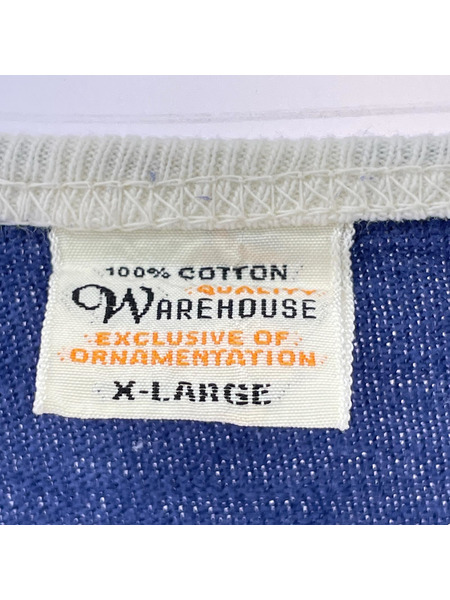 WAREHOUSE 半袖Tシャツ・カットソー CRIERS/リンガー/青/XL[値下]