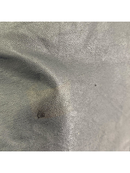 ライダース 本革/36/BLK