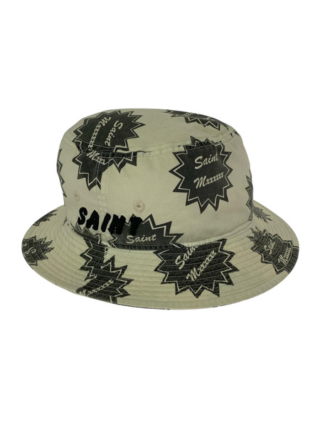 SAINT MICHAEL 23AW BUCKET HAT OS ホワイト SM-A23-0000-064[値下]