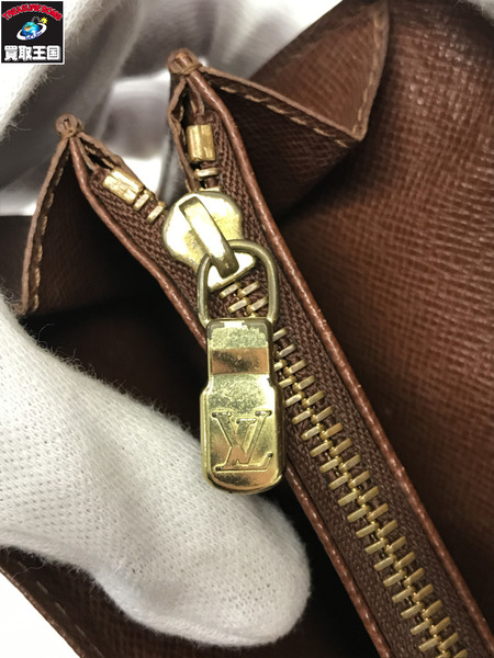 LV コンパクトウォレット ポルトモネ・ジップ モノグラム 茶