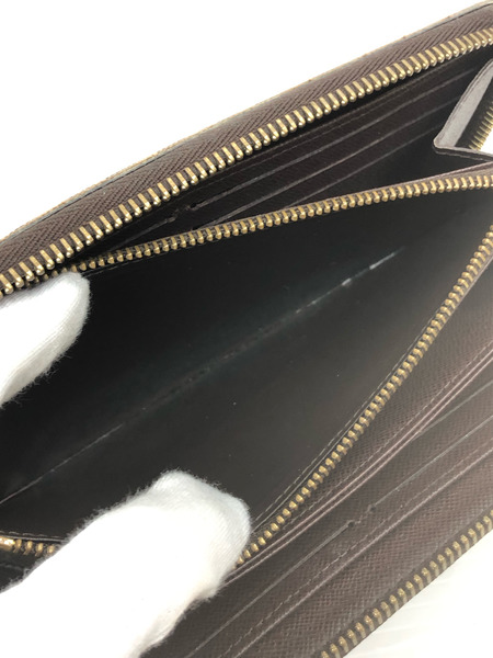 LV ジッピーウォレット 長財布 茶 ダミエ ※状態考慮