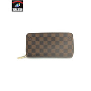 LV ジッピーウォレット 長財布 茶 ダミエ ※状態考慮