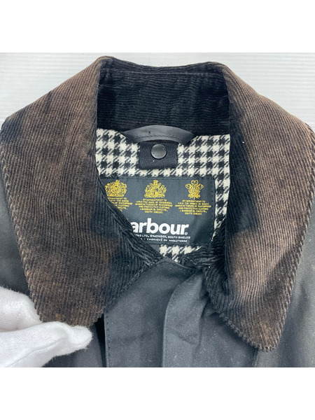 Barbour ジャケット SL BORDER ジャケット 黒(40)
