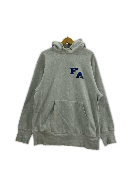 Champion パーカー リバースウィーブ ラバープリント