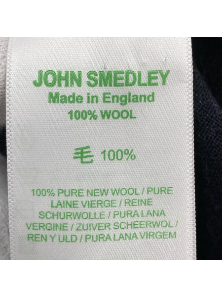 JOHN SMEDLEY ニット・セーター ポロ ネイビー