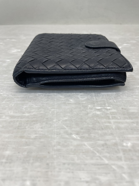 Bottega Veneta イントレチャート コンパクトウォレット 黒