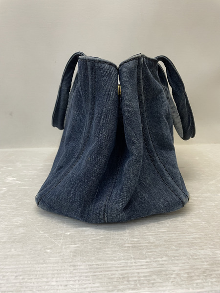 PRADA デニム カナパ ハンドバッグ[値下]