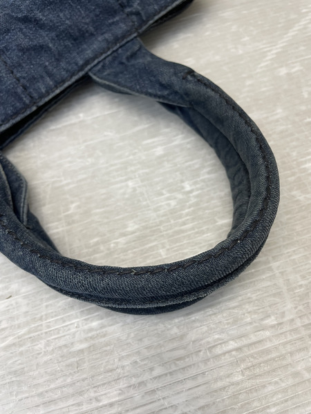 PRADA デニム カナパ ハンドバッグ[値下]