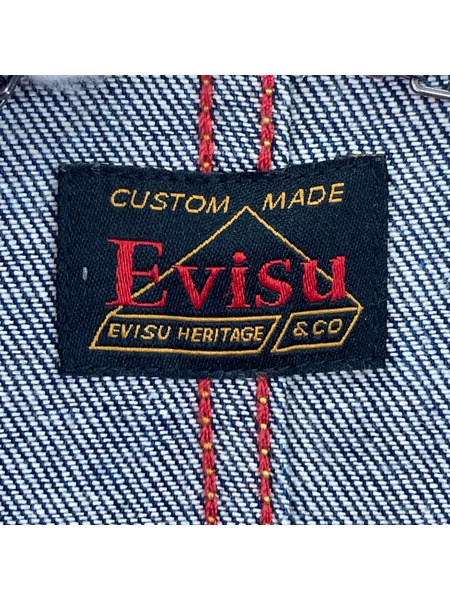 EVISU デニムジャケット カモメ/2ndタイプ/刺繍