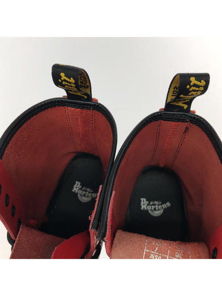 Dr.Martens 8ホール レースアップブーツ UK6 アカ[値下]
