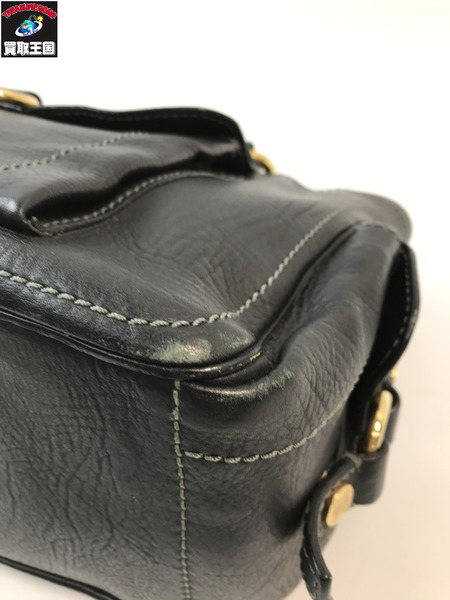 CELINE セリーヌ レザーブギーバッグ ブラック