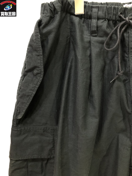COOTIE 23SS Back Satin Error Fit Cargo Easy Shorts/黒/ブラック/クーティー/メンズ/パンツ/ボトムス[値下]