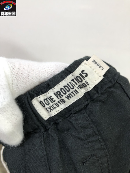 COOTIE 23SS Back Satin Error Fit Cargo Easy Shorts/黒/ブラック/クーティー/メンズ/パンツ/ボトムス[値下]