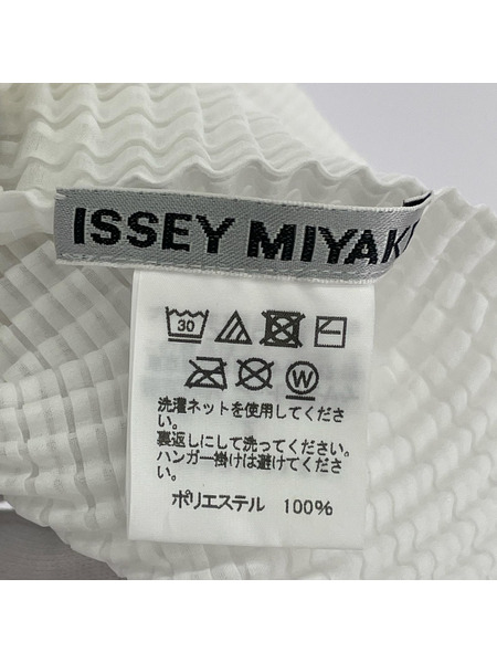 ISSEY MIYAKE 半袖Tシャツ・カットソー ハイネック プリーツS/Sカットソー