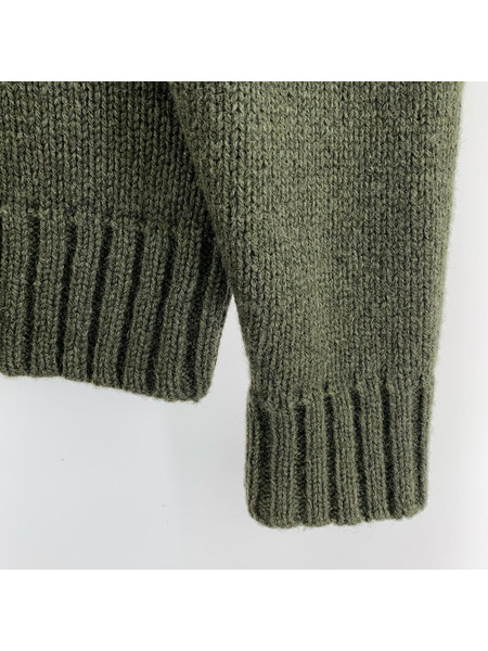 AVIREX ジャケット ジップニットジャケット カーキ