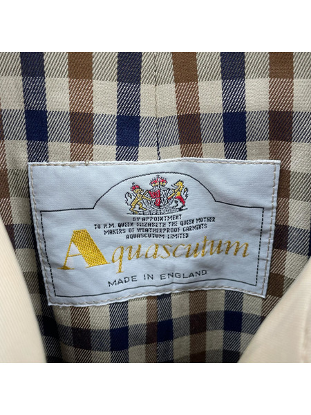 Aquascutum 70-80s 3枚袖 ステンカラーコート