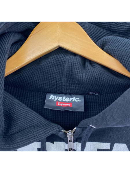 Supreme ×Hysteric Glamour Zip Hooded L ブラック