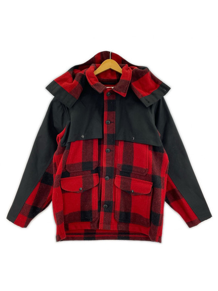 FILSON ジャケット マッキーノダブルジャケット 異素材 (M) 赤黒
