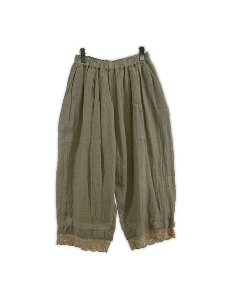 パンツ 100% a hundred percent +2 リネンパンツ[値下]