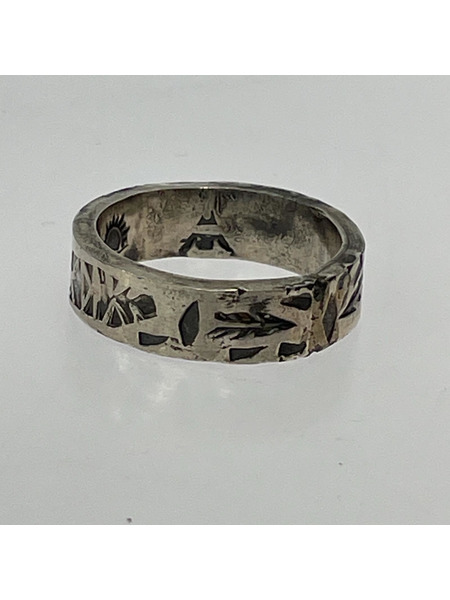 リング・指輪 K刻印 スタンプワーク STERLING シルバーリング (20号)
