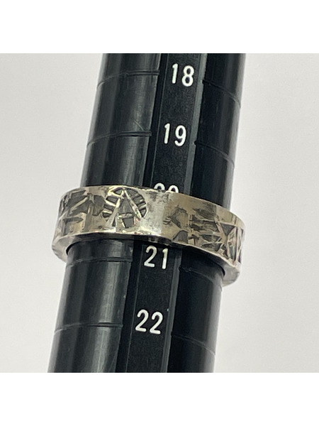 リング・指輪 K刻印 スタンプワーク STERLING シルバーリング (20号)