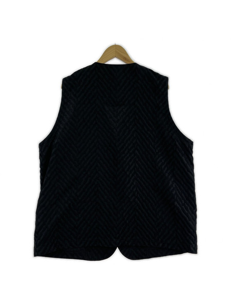 WHITE MOUNTAINEERING WM2573224 WHERRINGBONE JACQUARD VEST