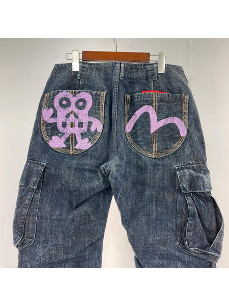 EVISU デニム・ジーンズ YAMANE デニムカーゴパンツ 32×40