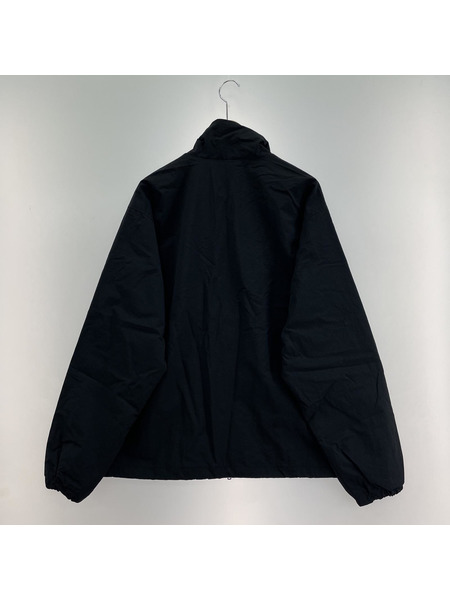 ennoy 黒ロゴ刺繍 ナイロントラックジャケット L ブラック SS23BRENJK01LV[値下]