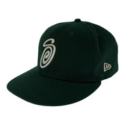 STUSSY キャップ NEW ERA 7 1/2 BASE BALL CAP GREEN