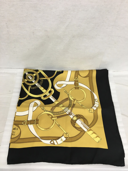 小物 HERMES　黄金の拍車 スカーフ