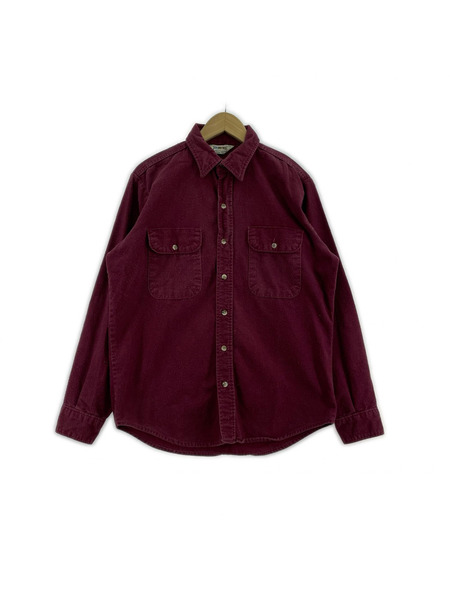 OLD・VINTAGE 長袖シャツ FIVE BROTHER 赤 M