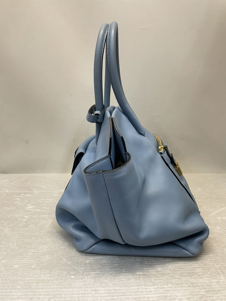 miu miu ヴィッテロソフト 2WAYトートバッグ ブルー