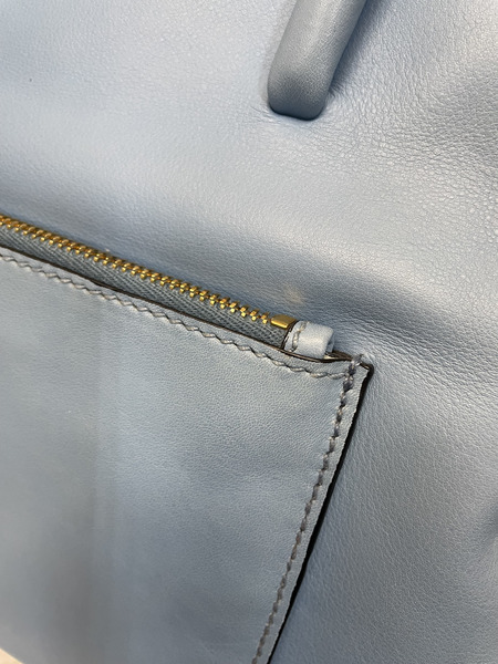 miu miu ヴィッテロソフト 2WAYトートバッグ ブルー